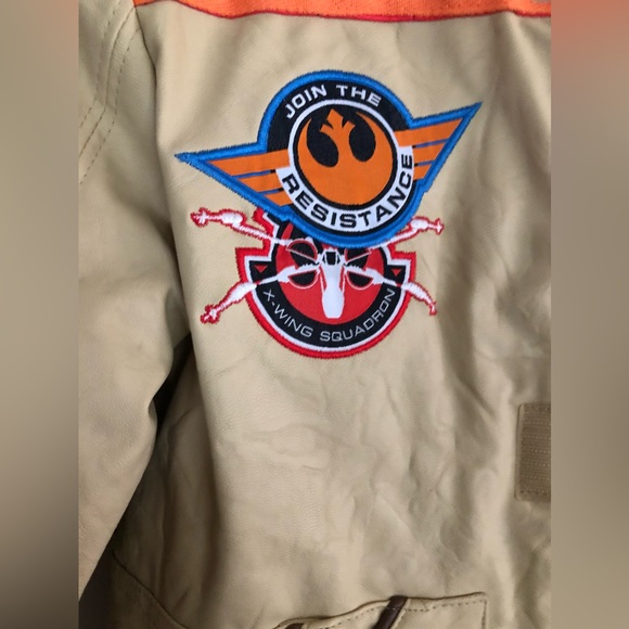 Vintage STAR WARS Disney Store Xwing Squadron ￼Jacket￼   Size 9/10 Kids - Picture 3 of 3